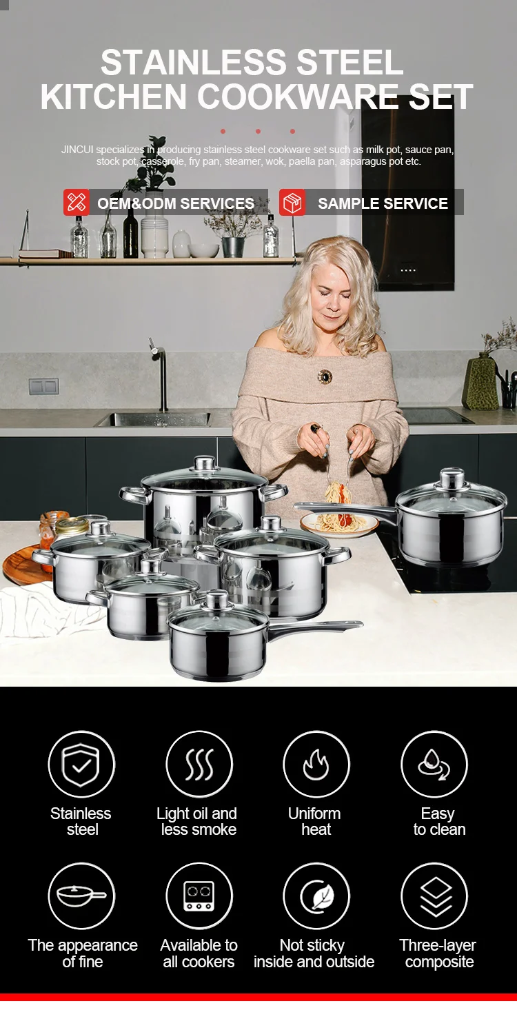 baby with big cooking pot Stock Photo