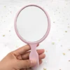 1 piece small size round handheld mirror