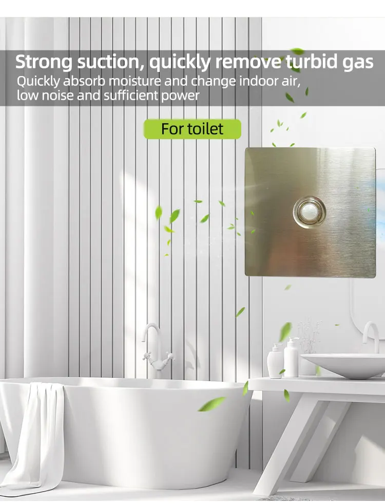 Steel Axial Bathroom Extractor, Ceiling, Stainless, IPX4, M3/h - detail 6