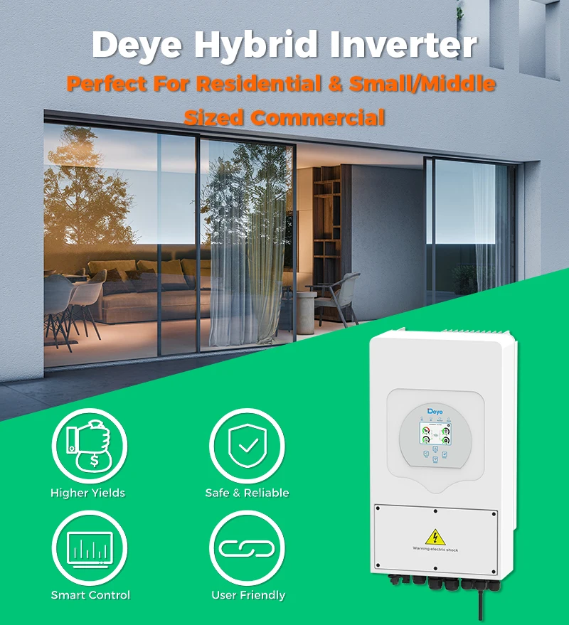 Deye Hybrid Solar Inverter SUN-5K-SG03LP1-EU Single Phase deye Europe ...