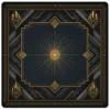 Art Déco in oro nero