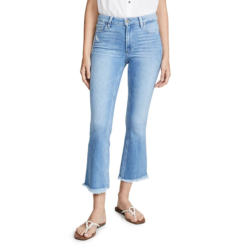 Nuevo Estilo De Moda De Calle Campana Inferior Mujer Skinny Cropped Flare  Pantalones Vaqueros Pantalones - Buy Vaqueros Flare,Damas Pantalones  Vaqueros Pantalones,Mujer Jeans Product on Alibaba.com
