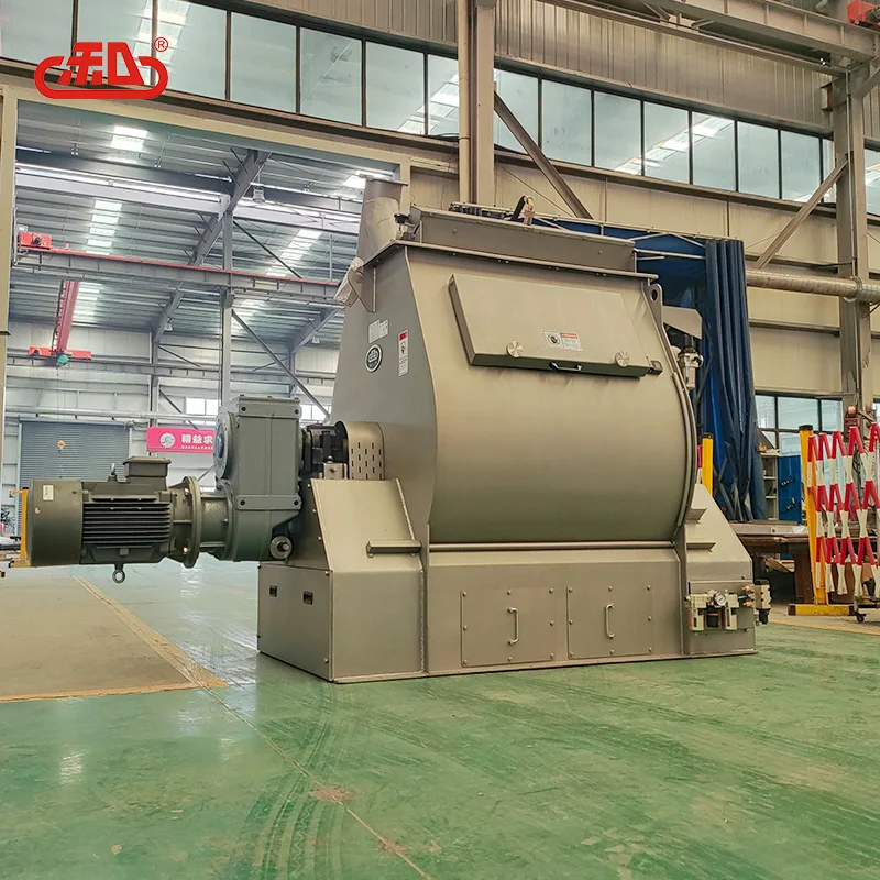 High Quality 1 Ton Per Batch Stainless Steel Food Feed Paddle Mixer with Factory Price