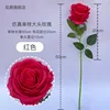 Red single-stem large-headed rose