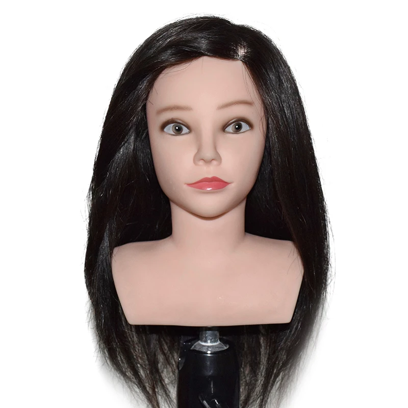 mannequin head human hair for salon