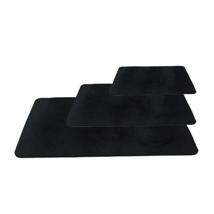 Factory Directly Sell Small Size 30 X 20 cm Black Magic Pad Table Mat Magic Trick Props Playing Card Mat Coin Trick Pad