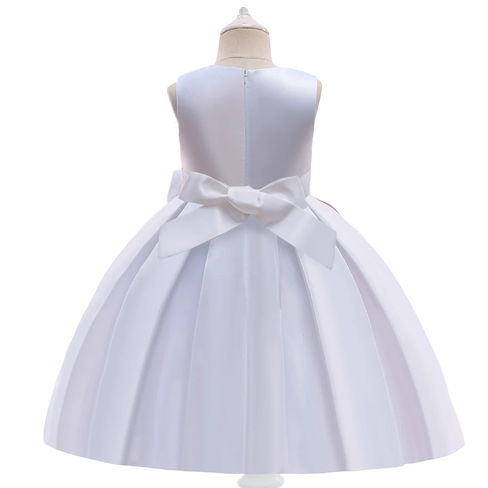 Wholesale Petty Girl Dress Girls Pink Summer Sleeveless