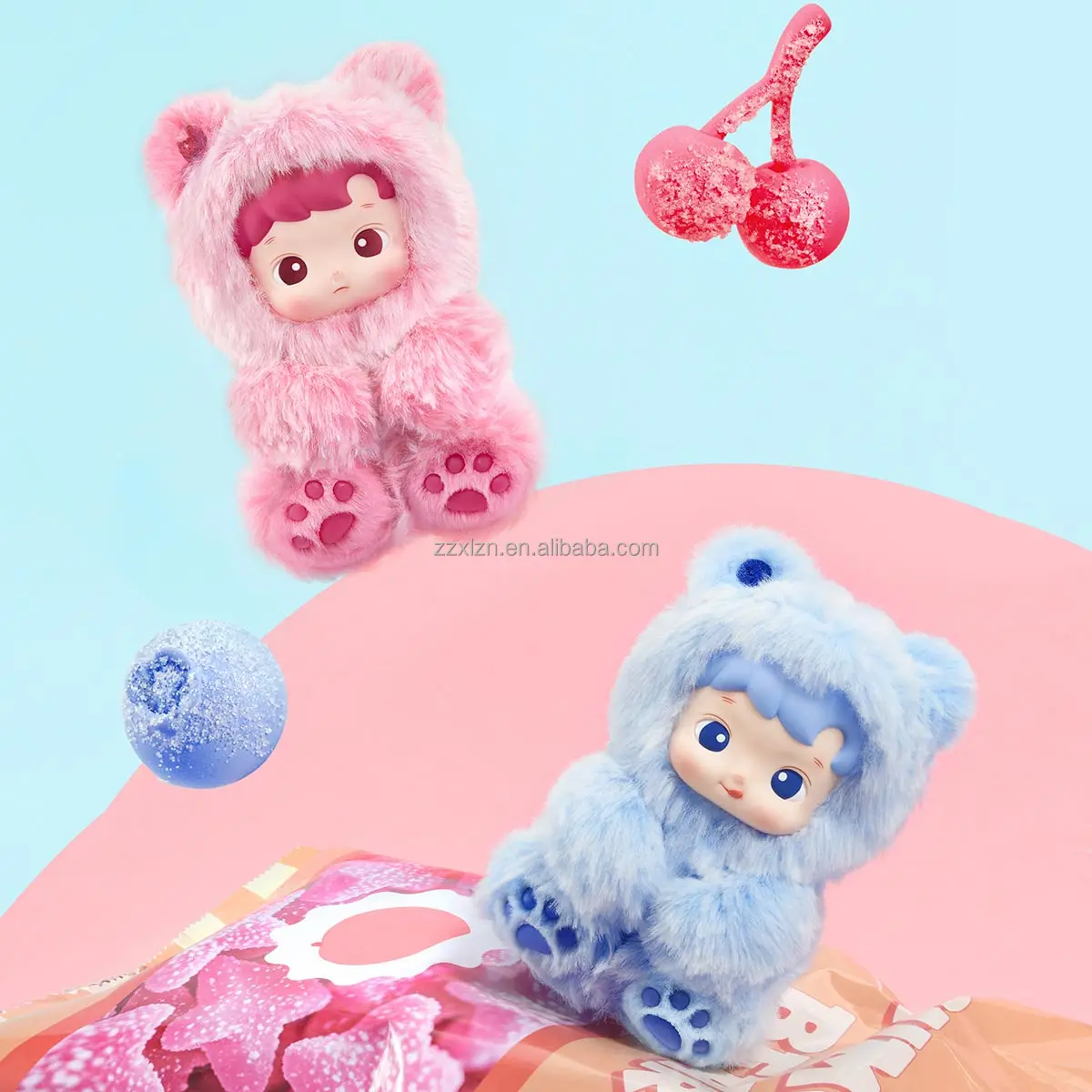 正規品★ HACIPUPU Gummy Bear 3個セット POP MART Popmart HACIPUPU Gummy Bear Series - Original Vinyl Plush