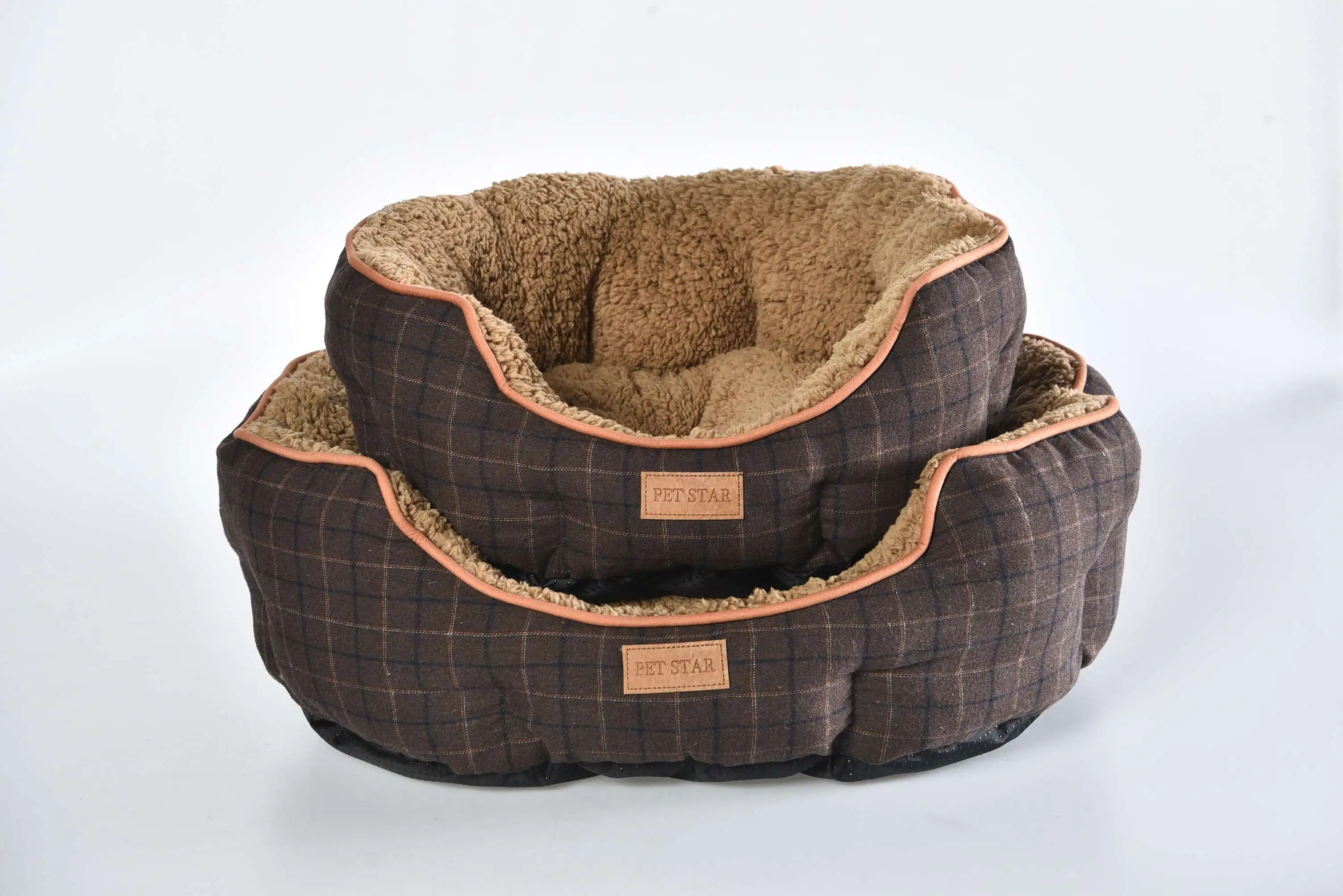 Wholesale Customizable High Quality Warm Classic Style Plaid Cat Dog