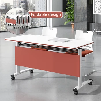 HYZ-49 escritorios de oficina office furniture modern  conference table and chairs  folding desk  foldable table  folding table
