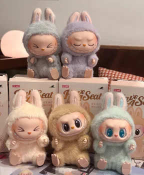 OEM Labubu Custom PVC Blind Box Set Surprise Feature Animal Themed Anime Figure Collectibles for Gift Shops and Sellers