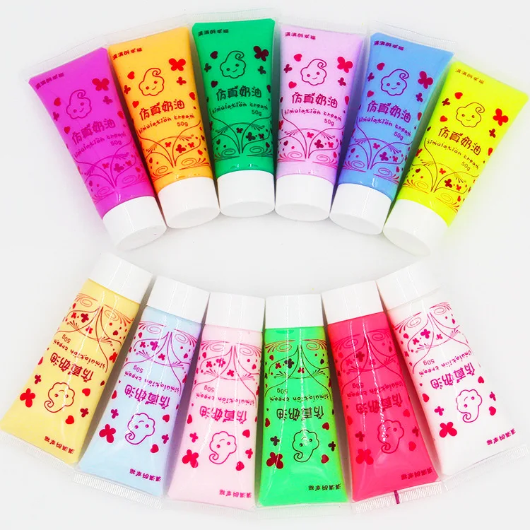 30 мл поддельный клей для взбитого крема сушка на воздухе имитирует слизь пищевого креативный чехол телефона DIY с