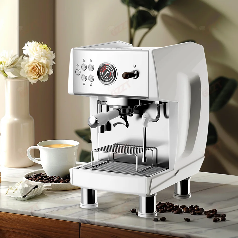 CM808 Electric Barista Espresso Coffee Machine Portable Digital