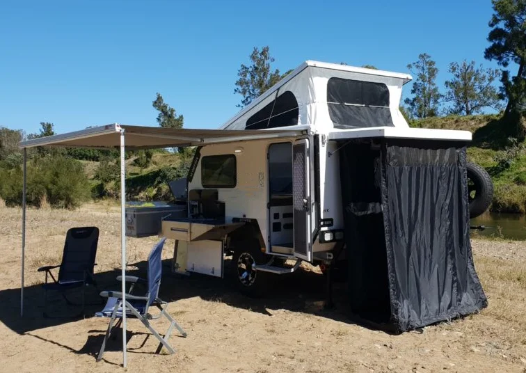 13ft Mini Rv 2x2 Pop Top Caravan Good Quality Pop Up Trailer With ...