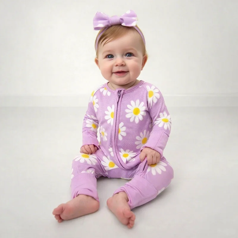 Custom Brand Cotton Baby Rompers Perfect for Summer