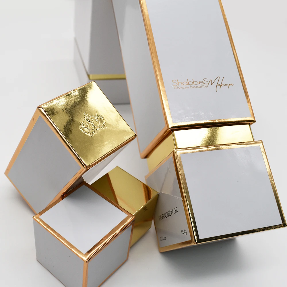 Luxury Cosmetics Packaging Box Texture Paper Fashion Attractive Design Paper Cardboard Box supplier