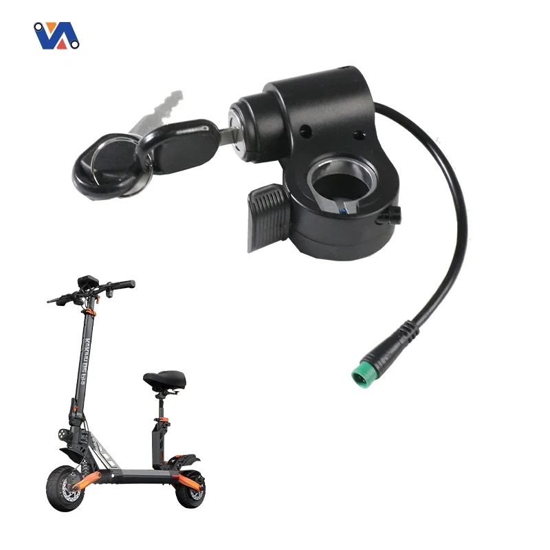 Serrure De Porte électrique 5 Broches – Compatible Kukirin G2, Pro Et Max, Compacte Et Robuste
