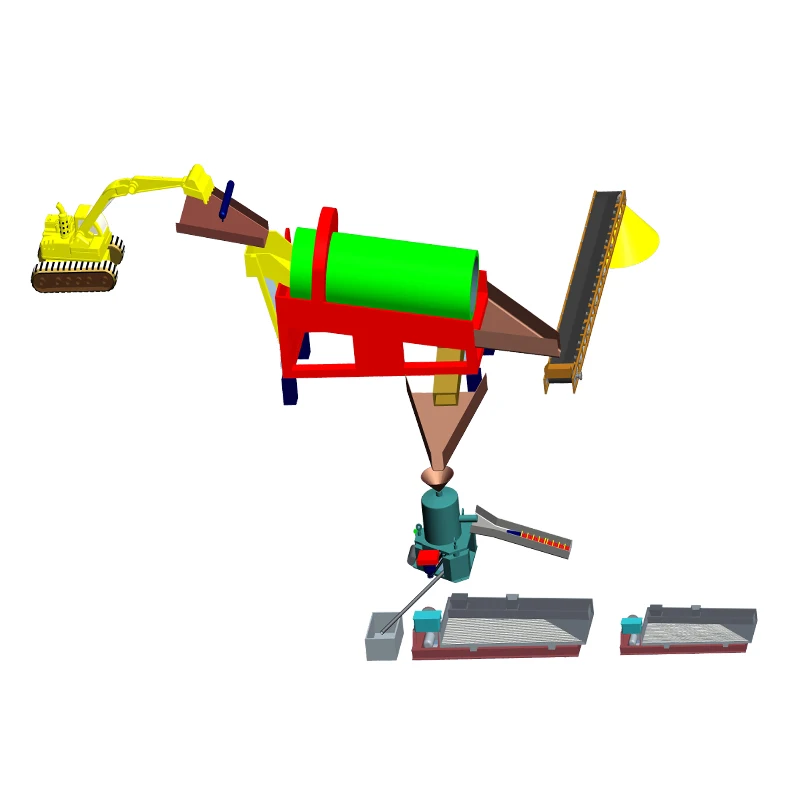 China Small Scale Gold Mining Equipment