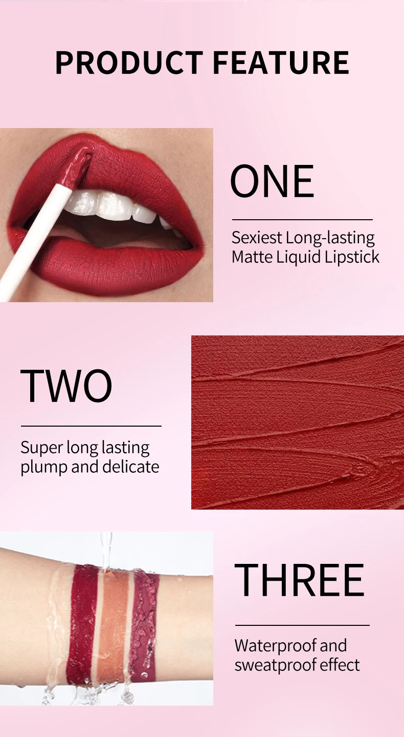 Wholesale Private Label Lipsticks Logo Customize Brand Magic Liquid