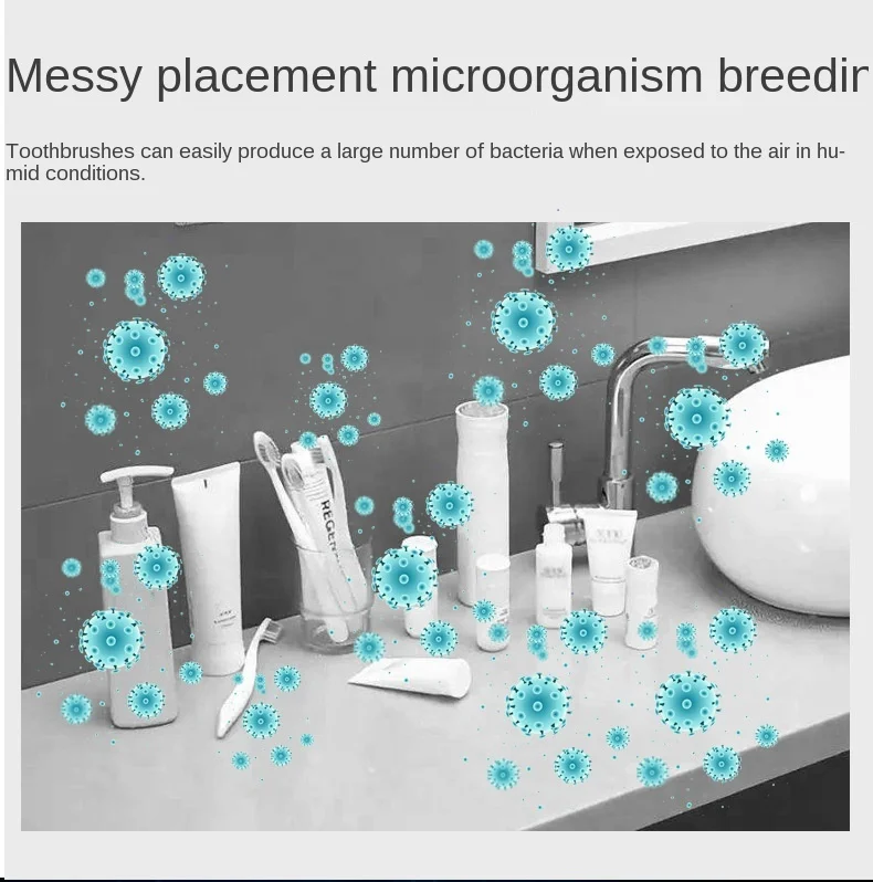 Bathroom Set 3 in 1 UV Light Ultraviolet Toothbrush Sterilizer Toothbrush Holder box Automatic Toothpaste Squeezers Dispenser