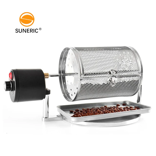 Mini Household Nut Baking Machine Stainless Steel Adjustable Small Coffee Bean Roasting Machine