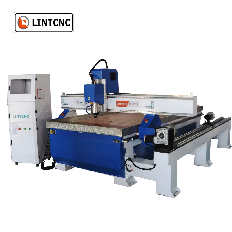 1325 Wood Door Engraving Machine 4th Axis Furniture Woodworking