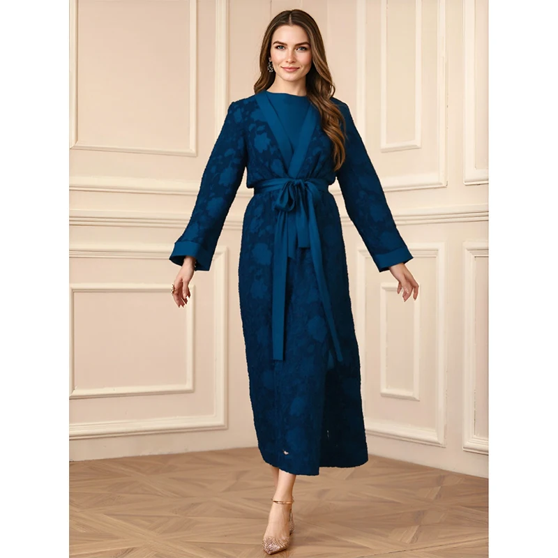 Muslim Abaya Dress for Women Islamic Modest Wear Long Sleeve Prayer Robe Dubai Luxury Kaftan Eid Ramadan Traditional Clothing