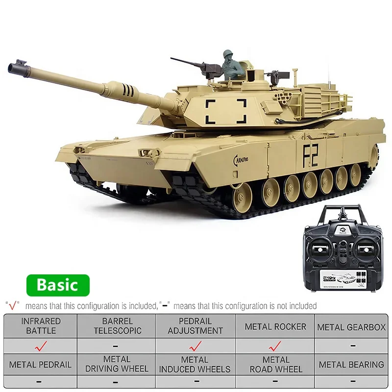 ヘンロン 3918-1 PRO M1A2 エイブラムス メタルトラック BBエアソフト