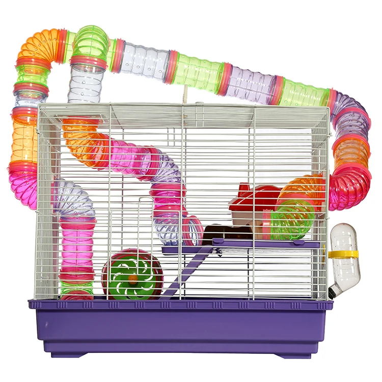 Transparent Luxury Hamster Villa Cage Pet Animal Cage Hamster Cages For