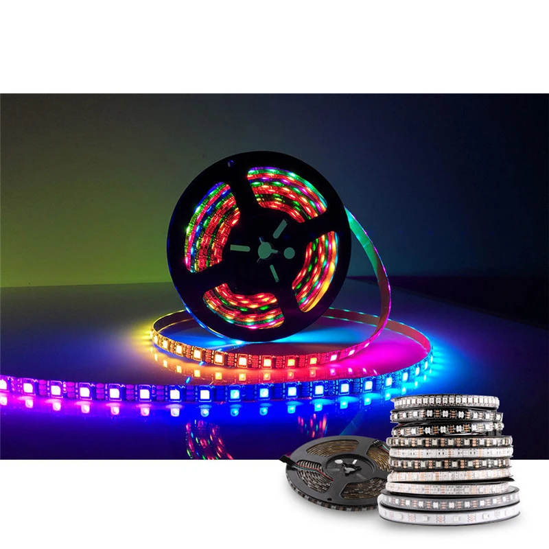 Dream Color WS2812B Mini LED Strip Controller DC5V USB for Music Sync 6A Output Current Manual DMX Lighting Dimmer for