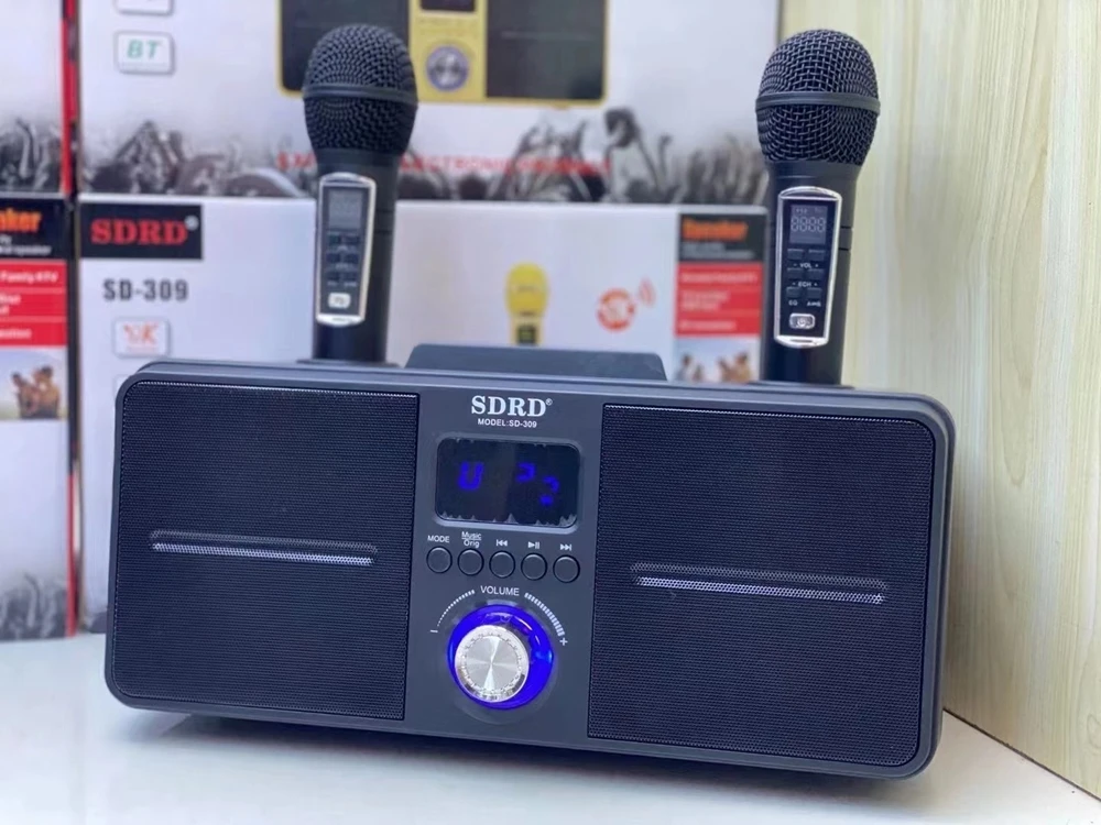 ポータブルカラオケスピーカー/Bluetooth/SD-309