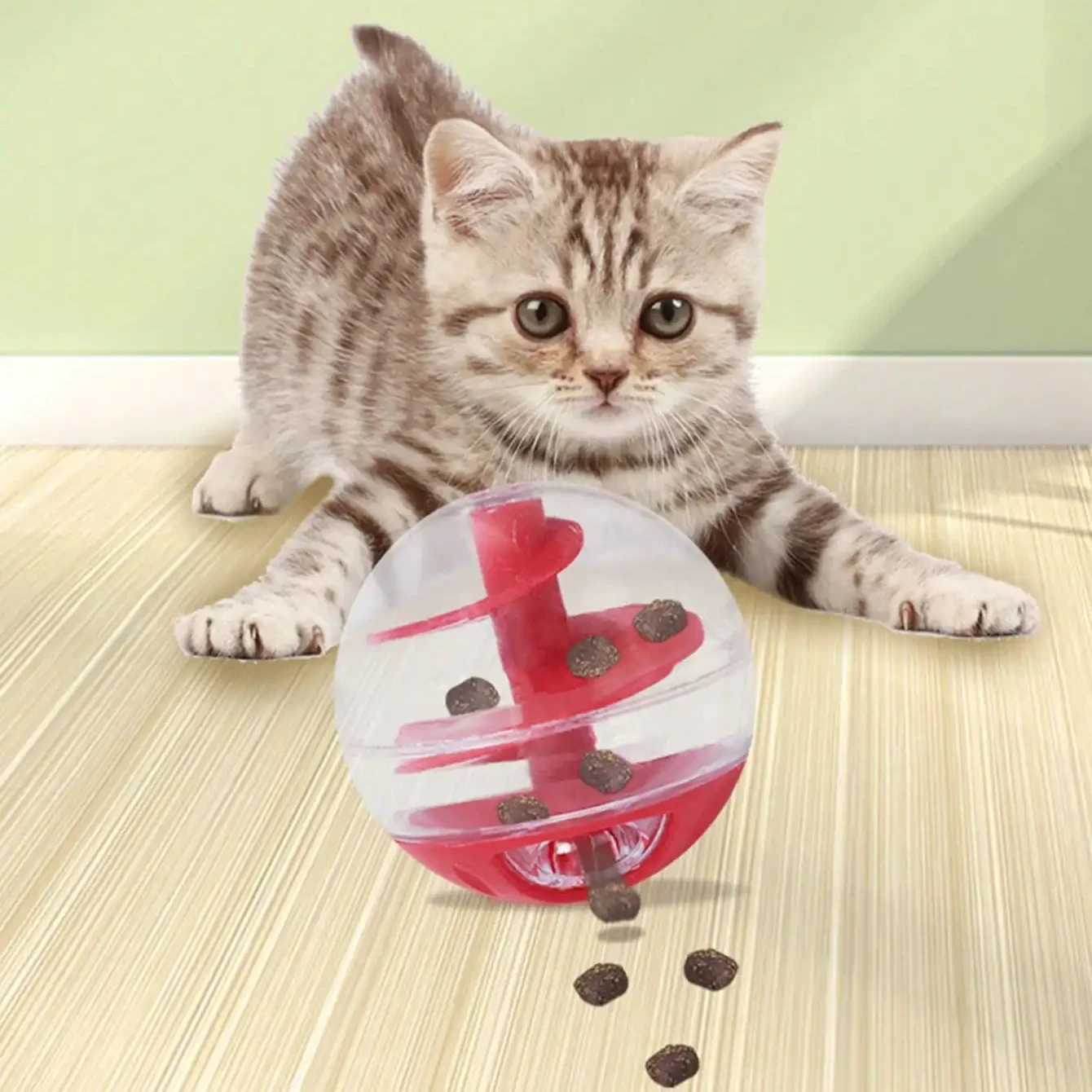 Pet Food Feeder Dispenser Funny Toy