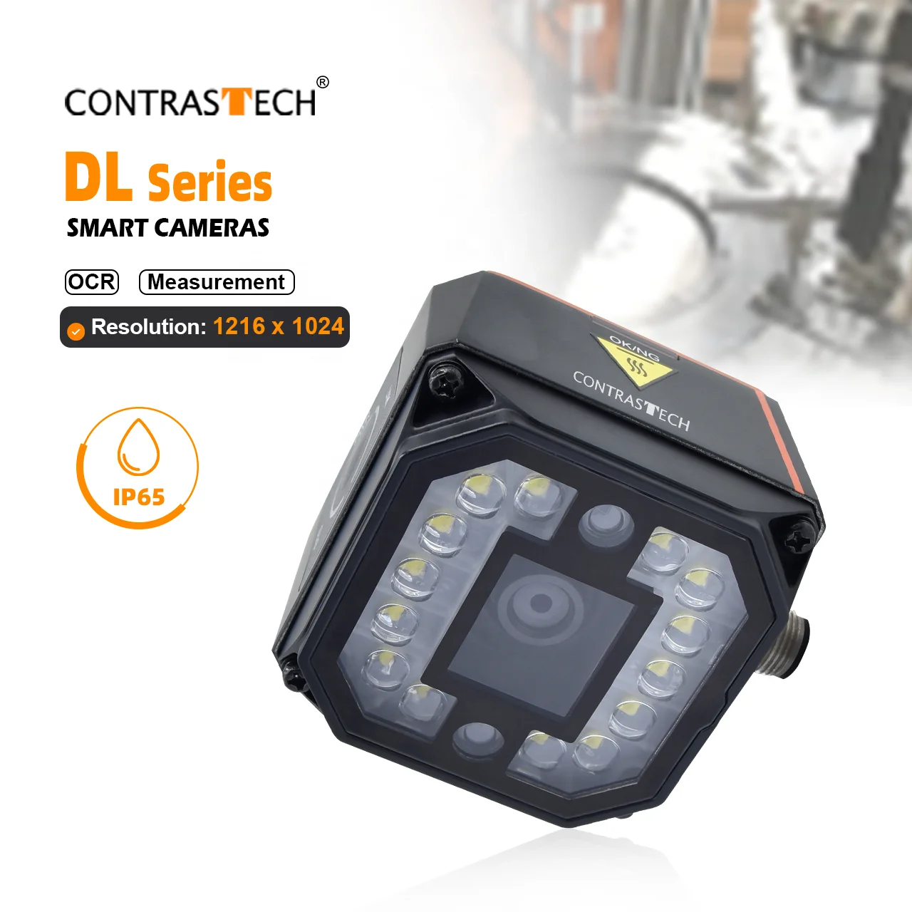 TCP Deep Learning 5MP 60fps AI Automation Machine Vision System Hikrobot Smart Camera for Computer Vision Detection