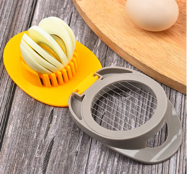 Egg Slicer for Hard Boiled Eggs Sturdy Cutter Tool ABS Body with Stainless  Steel