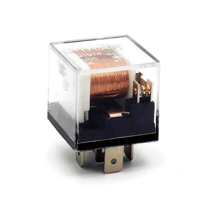 Медный терминал серебряные контакты со светодиодным индикатором автоматического реле прозрачное автоматическое