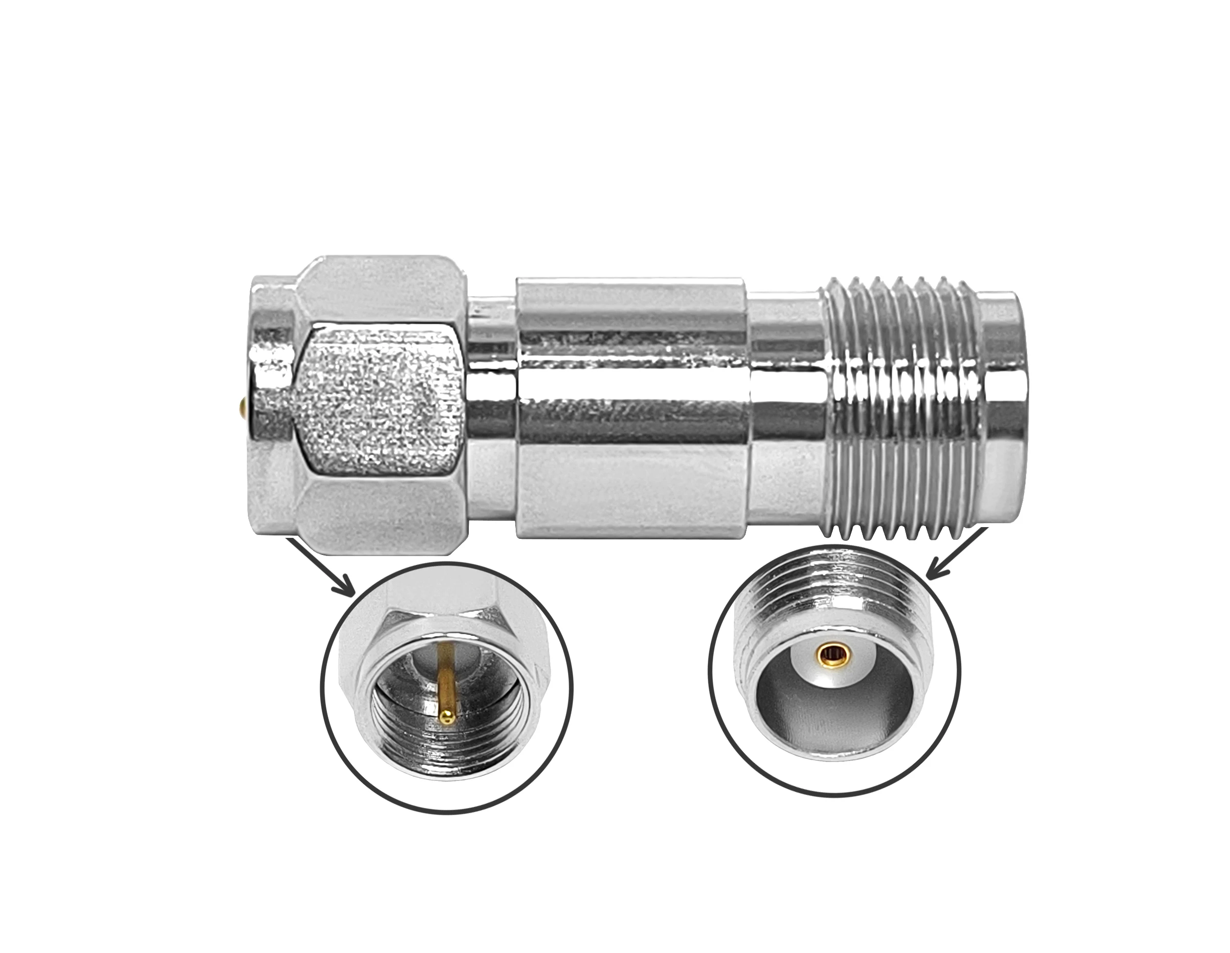 מתאם קואקסיאלי מברזיל TNC נקבה ג׳ק ל-F זכר פלט, מתאם קואקסיאלי