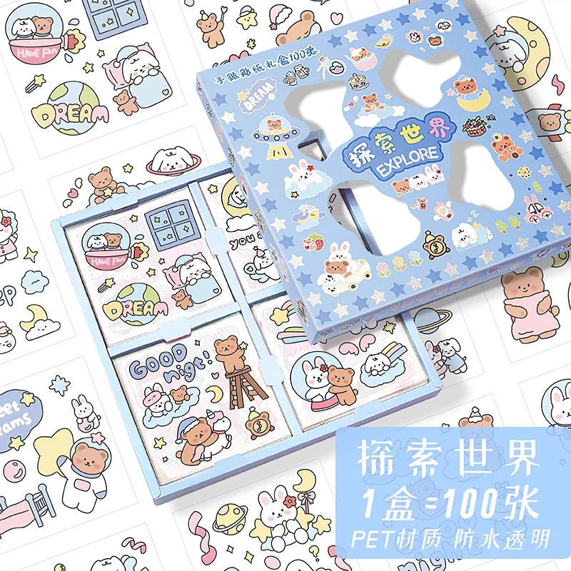 Stickers Kawaii Filles Scrapbooking Materiel Sticker Set 160pcs