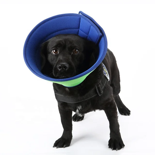 After Surgery Extra Soft Adjustable Dog Recovery Cone Collar Breathable Lightweight Dog Cone Collar