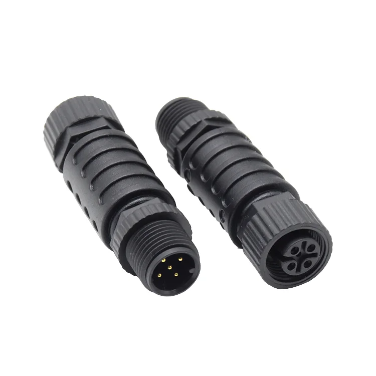 M12 Connector 5pin Plastic Applies to Waterplay Crafts Starter Kit Cable Signal Ip67 M12 Waterproof Connectors Nmea 2000