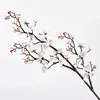 90cm long, three-pronged white plum blossom
