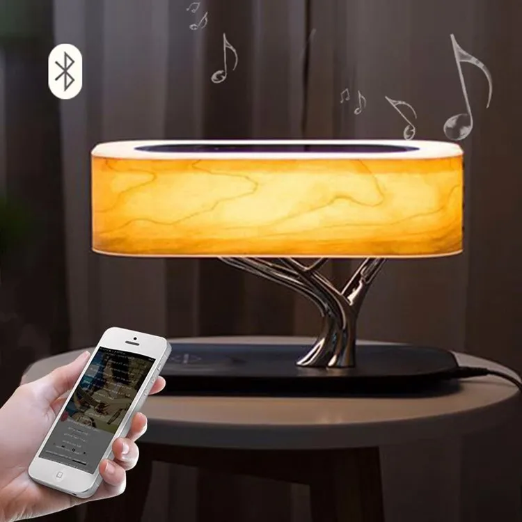 LED Desk lamp light of life with Wireless Charger Dimmable Office Table Lamp Touch Control for Sleeping Night Bedside Lamp