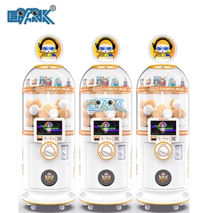 100mm Capsules Toy Vending Machine Transparent 10" Lcd Screen Coin Operated  Toys Kids Amusement Machine