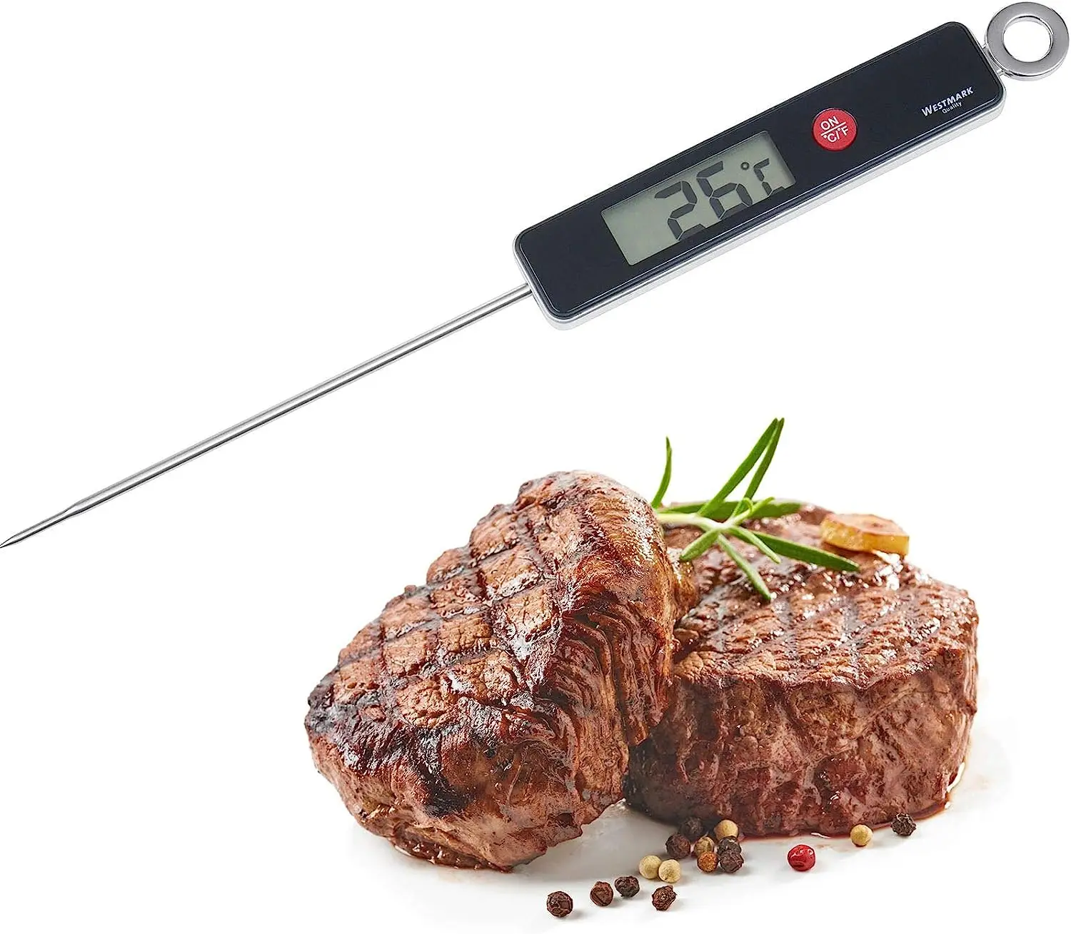 Portable Kitchen Food Steak BBQ Instant Read Digital Meat Thermometer for Cooking Waterproof With Probe