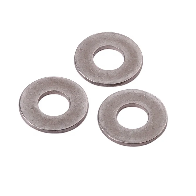 DIN9021 factory price round metal washers plain penny ring stainless steel flat washer fastener