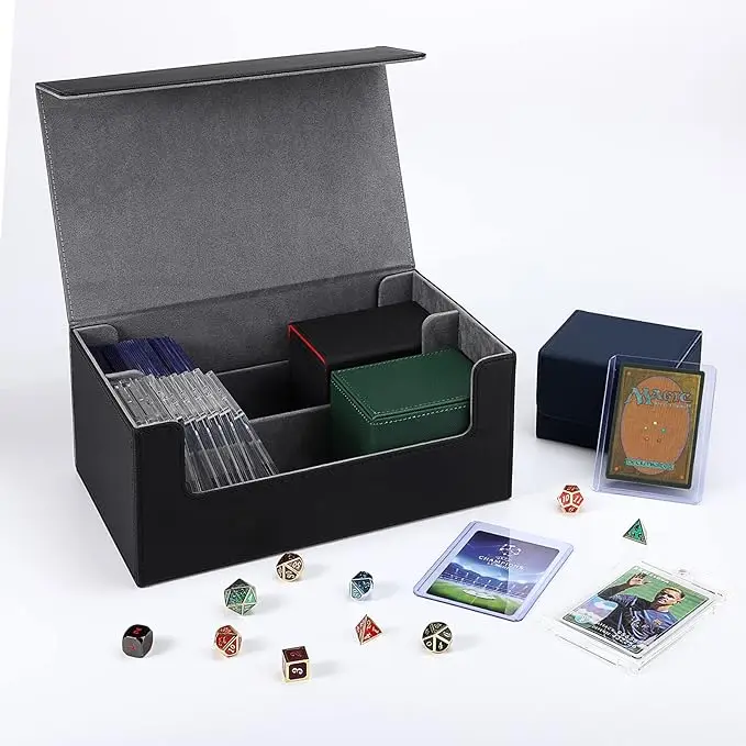 Wholesale Price Custom PU Deck Case for /TCG/Yugioh Collection of Deck  Boxes for Cards for Players