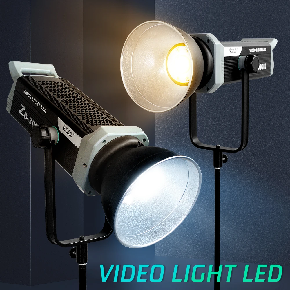 300W太陽光ソフトボックスCOB LEDバイカラー2700-7500Kビデオライト