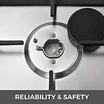 Built in 4 burner 110 v Stainless Steel Gas Stove Household Hob Gas Cooktops Surface Kitchen Utensils and Free Conversion