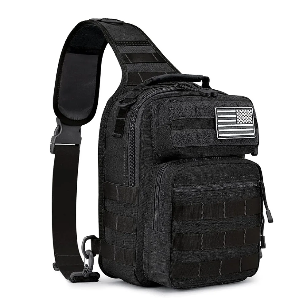 FREE SAMPLE Assault Sling Bag Backpack Practical tiger Shoulder Sling Bag Small Messenger Bag