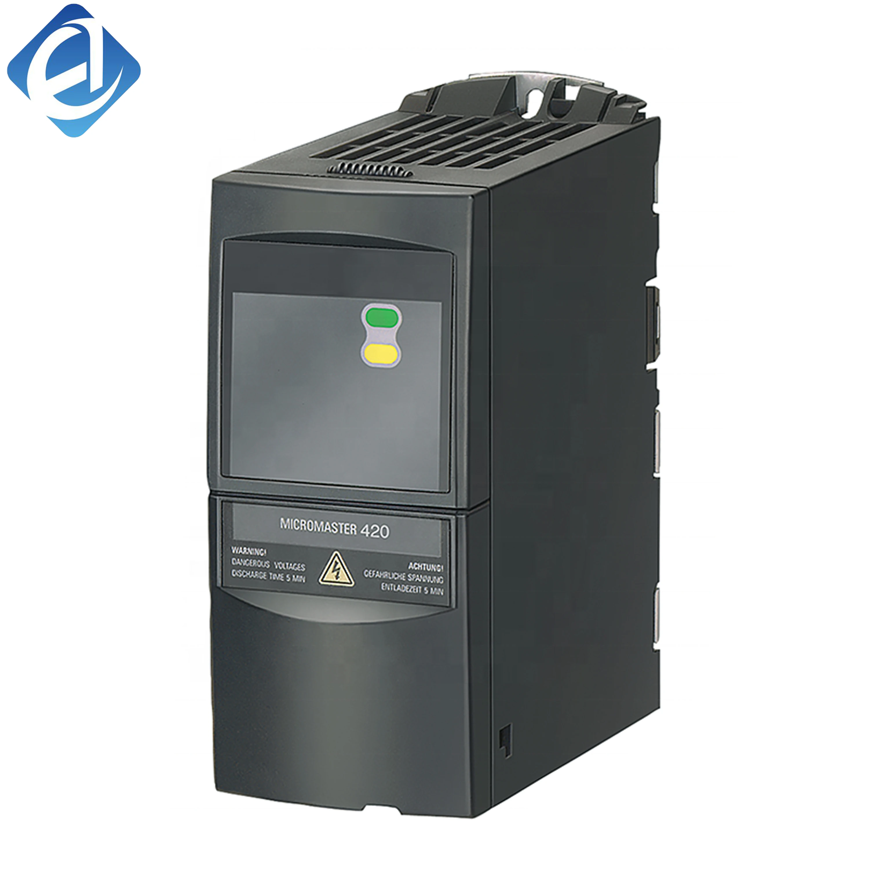 New Original 6SE6420-2UD17-5AA1 MM420 frequency inverter. Achieves efficient motor variable speed drive, stable running performance and multiple fault protection, widely applied to small fans, water pumps