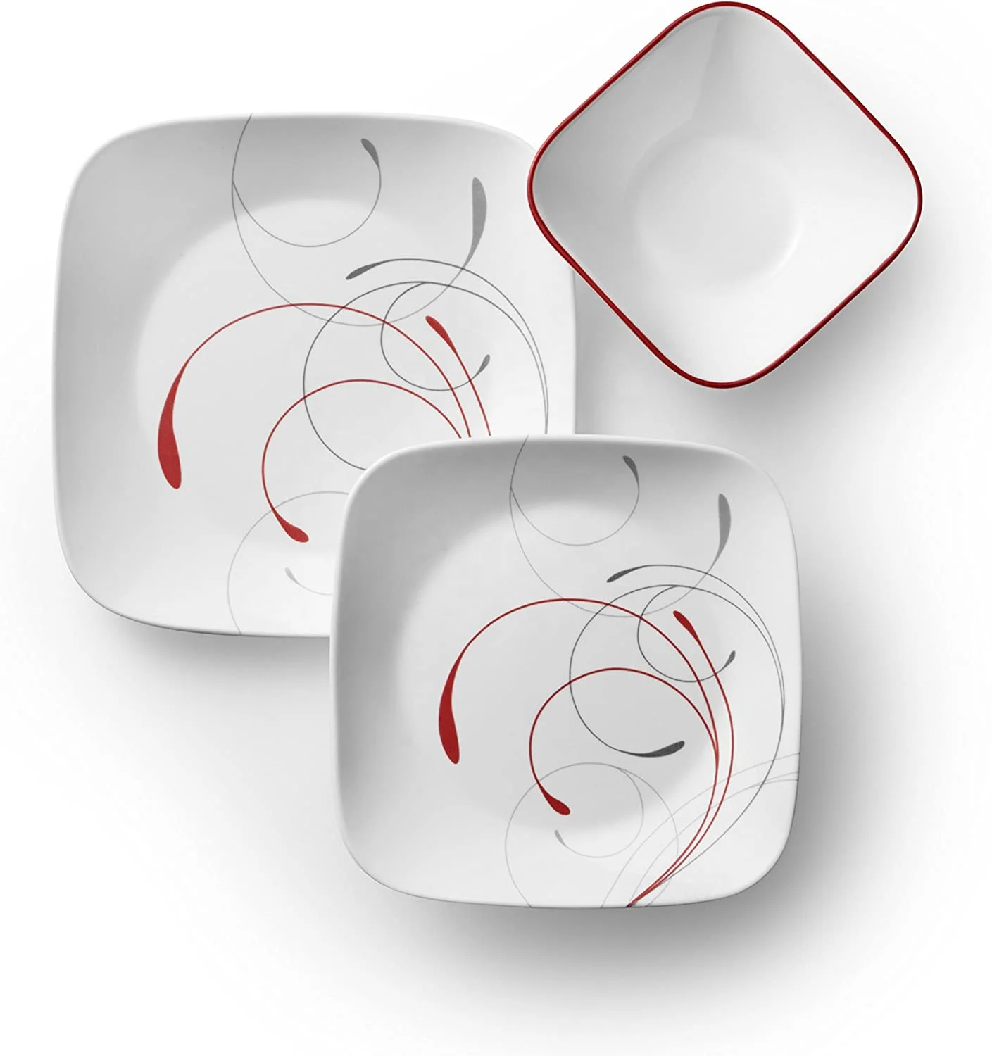 Bestwares Factory Customized Nordic Style USA Melamine Tableware Set Plate Bowl Home Kitchen Useful Plastic  Tableware Sets